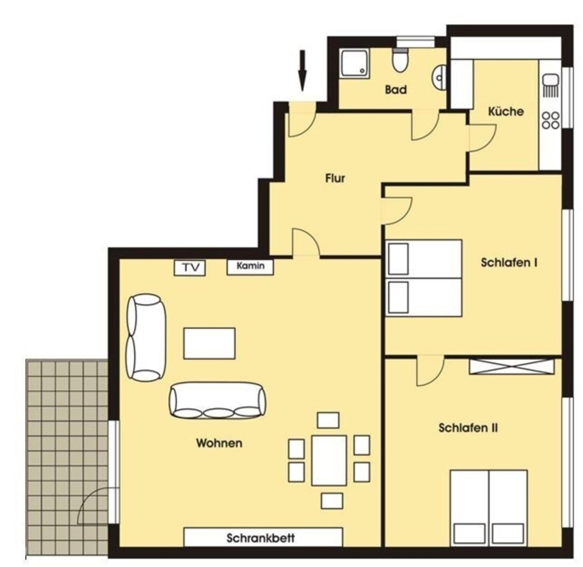 טימנדורפר שטרנד Haus Eva Mar Am Meer Appartement 1 מראה חיצוני תמונה